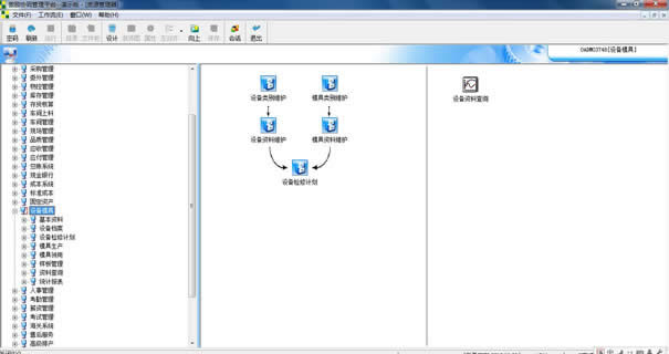 傲鹏协同版（Openflow）ERP——设备管理流程图